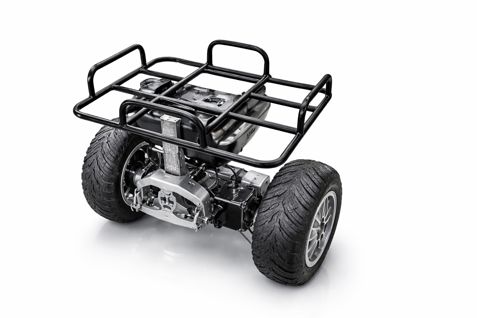 Porte-bagages aluminium renforcé – Large plateforme utilitaire