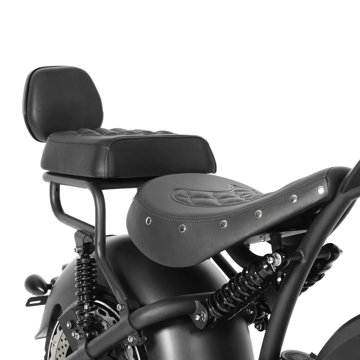 Siège arrière Mangosteen avec coffre & dossier – Version Custom (M1P / M1PS / M1P Plus)