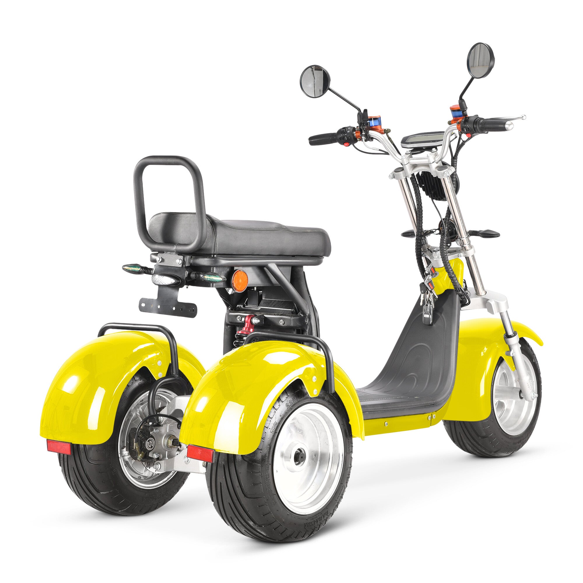 City Coco CP-7.0 – Tricycle électrique 3 roues biplace homologué route