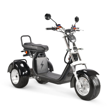 City Coco CP-7.0 – Tricycle électrique 3 roues biplace homologué route