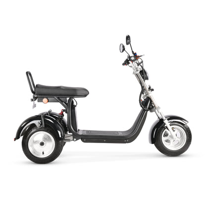 City Coco CP-7.0 – Tricycle électrique 3 roues biplace homologué route