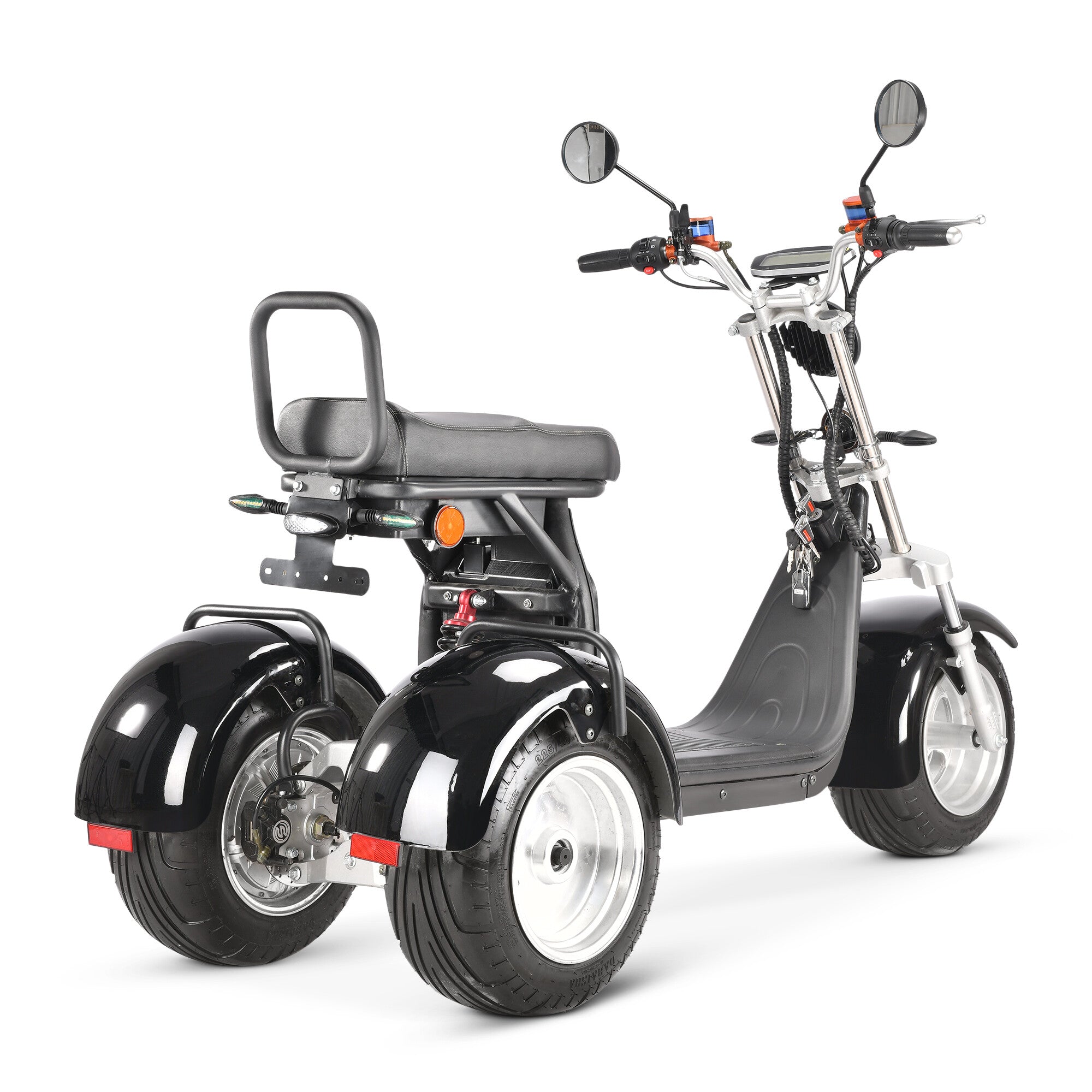 City Coco CP-7.0 – Tricycle électrique 3 roues biplace homologué route