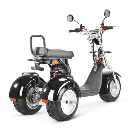 City Coco CP-7.0 – Tricycle électrique 3 roues biplace homologué route