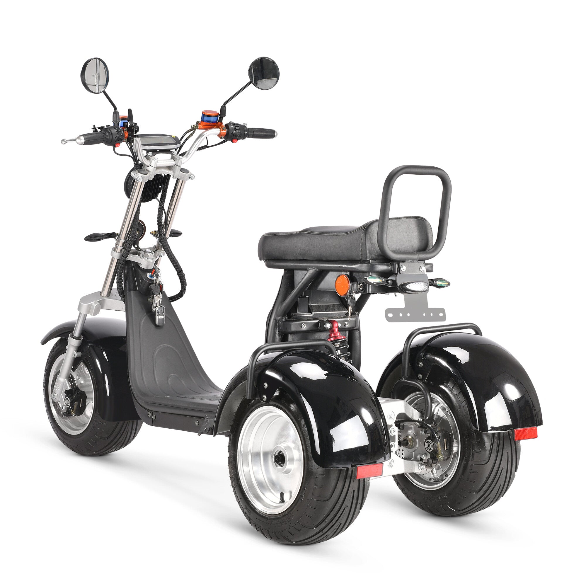 City Coco CP-7.0 – Tricycle électrique 3 roues biplace homologué route