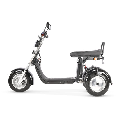 City Coco CP-7.0 – Tricycle électrique 3 roues biplace homologué route