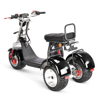 City Coco CP-7.0 – Tricycle électrique 3 roues biplace homologué route