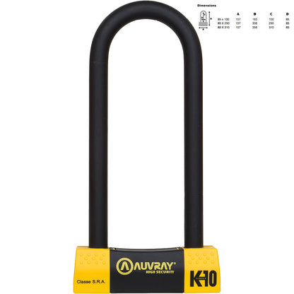 Antivol U ICA Bike K10 SRA – Homologué Assurances, Sécurité Maximale