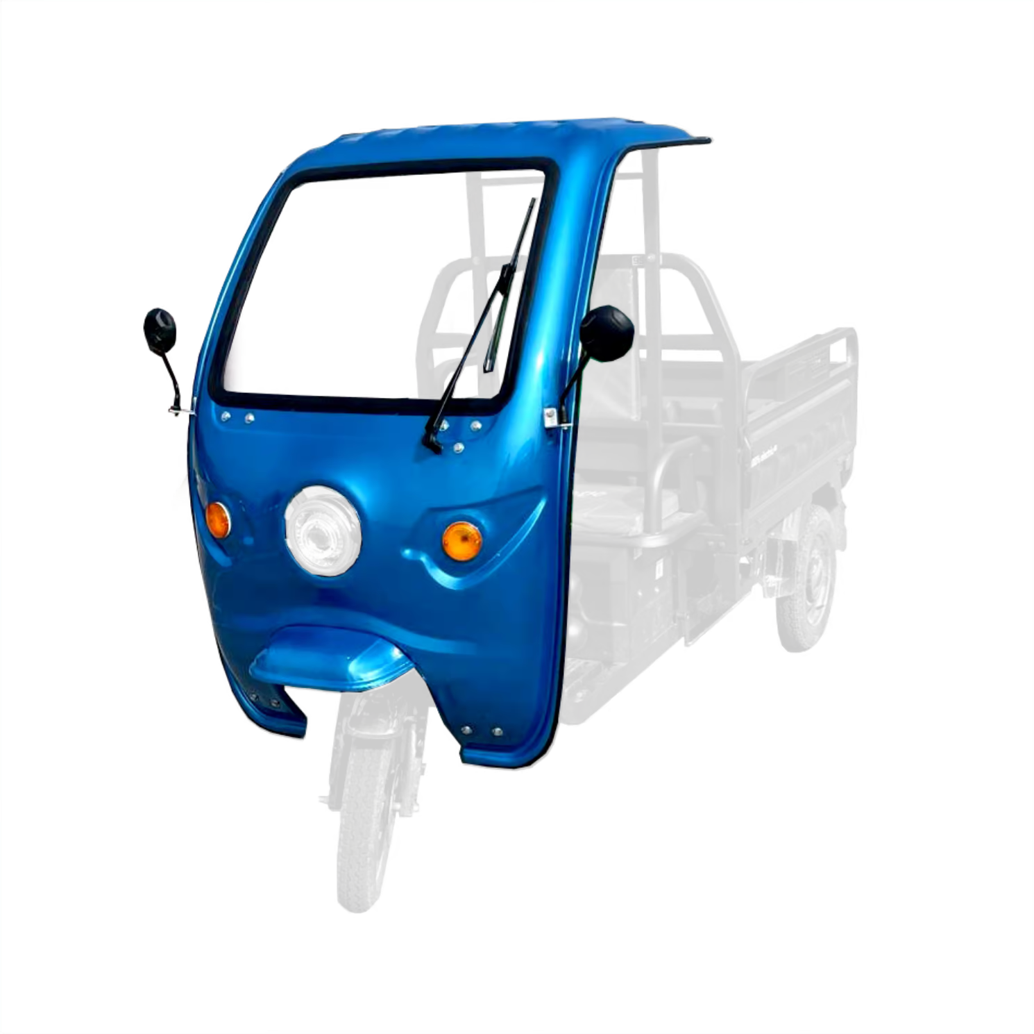 Cabine métallique complète - Triporteur électrique Cargo 500