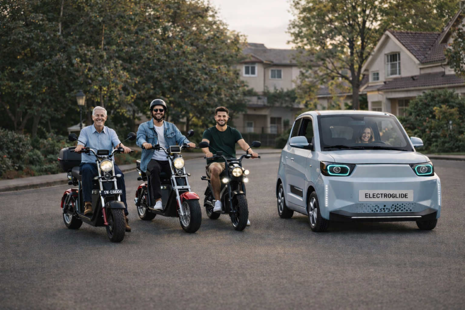 Scooter électrique, city coco, voiture électrique Electroglide